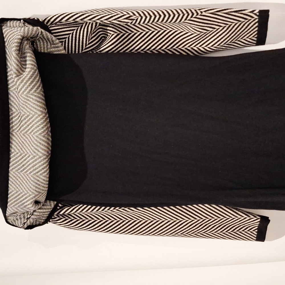 Taylor Black And White knit dress size XS - Picture 6 of 7